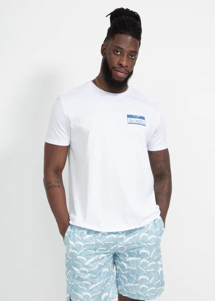 boochen sustainable Eco dressed T-Shirt white nature