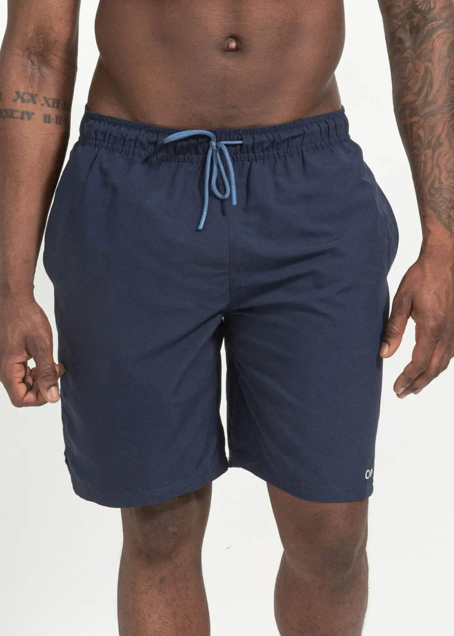 boochen eco man's boardshorts, sustainable boardshorts, beachshorts, nachhaltige badehose Midnight blue