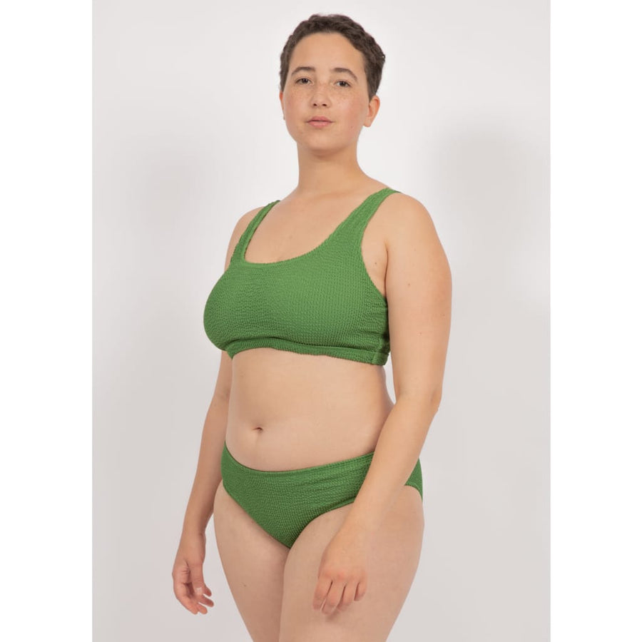 Maui Top in Jade - bikini top