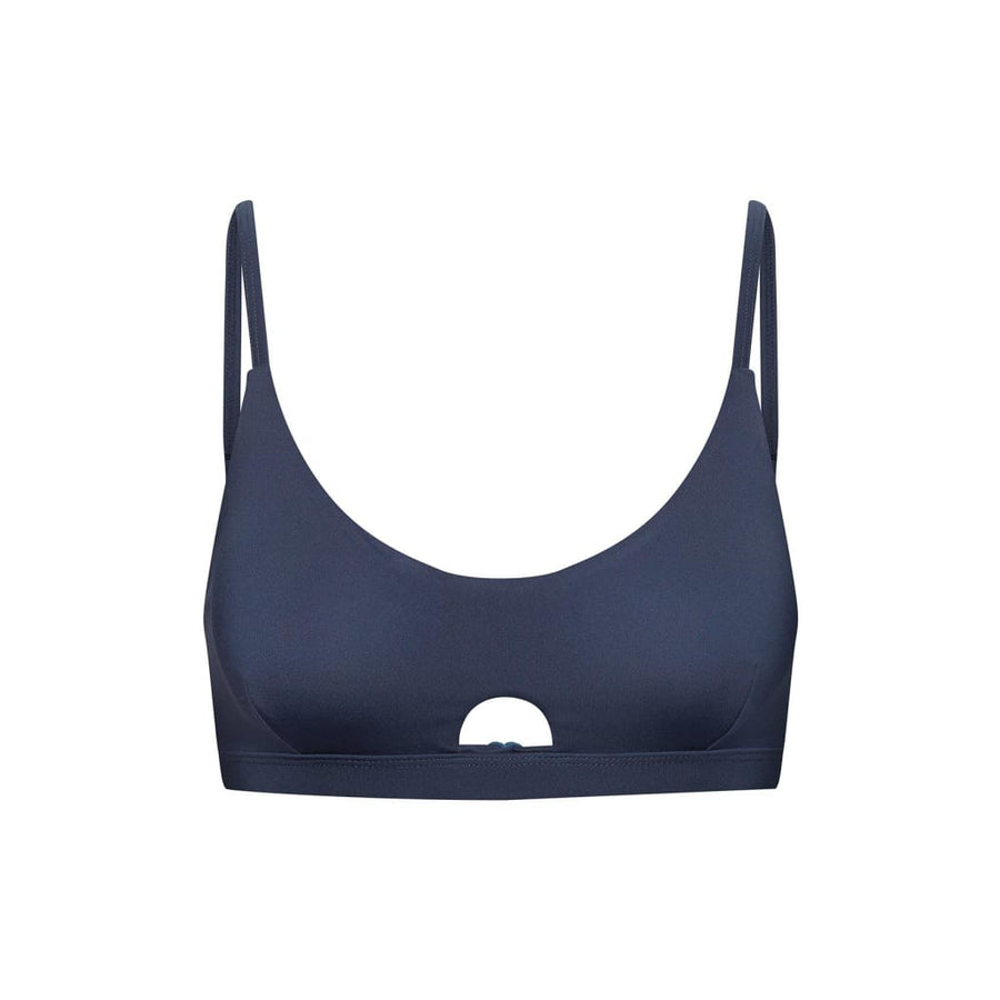 Diani Bikini Top Reversible in Midnight Blue / Mocha - boochen eco-conscious surfwear